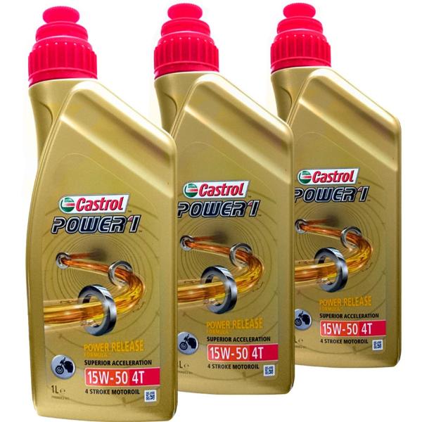 Aceite CASTROL moto POWER 1 RACING 4T 10W40 4litros