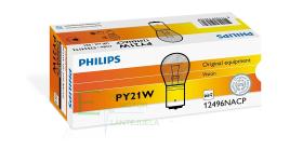 Philips 12496NACP - PY21W AMBAR CAJA CP 12V 21W BAU15S